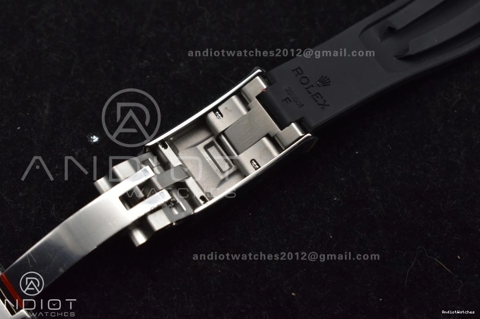 Silver Daytona Oysterflex Best V6 Edition Strap QF on 1:1 Black SH4131 Minimalist Dial 126519 821 (Weighted) 0103